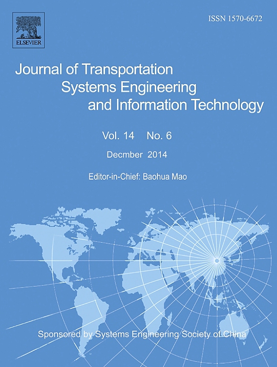 Go to journal home page - Journal of Transportation Systems Engineering and Information Technology